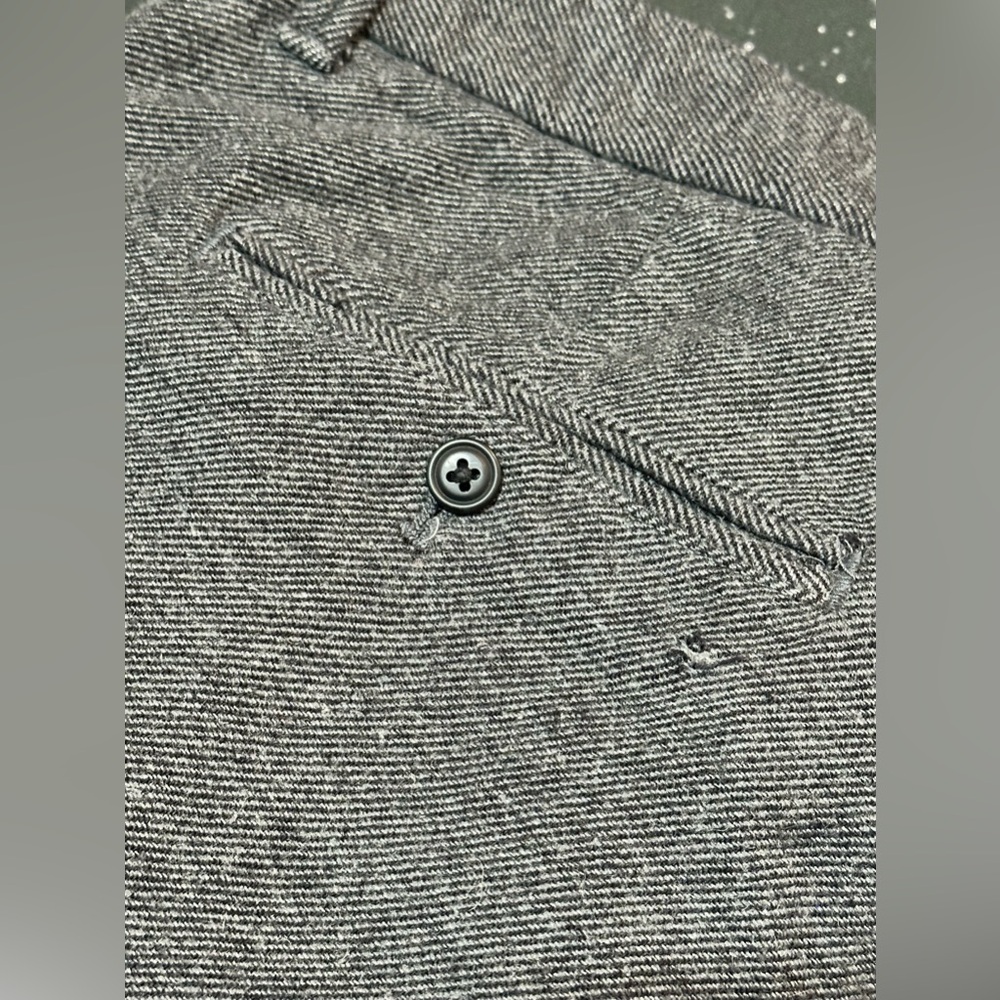 Gap Slim Fit Charcoal Gray Wool Trousers - Picture 6 of 10
